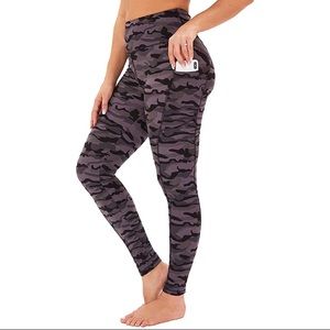 Purple camo leggings